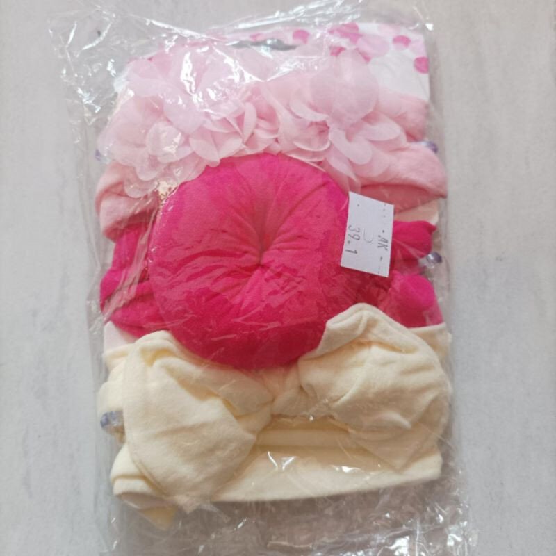 Mei Yan Bonnet pour Bébé (kit 3pcs) Pqt/12pcs - FD275